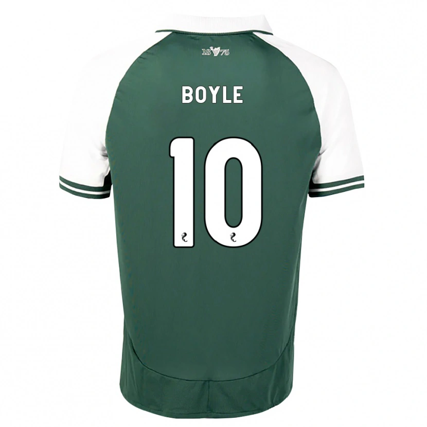 Danxen Criança Camisola Martin Boyle #10 Verde Mar Branco Principal 2026/27 Camisa Brasil
