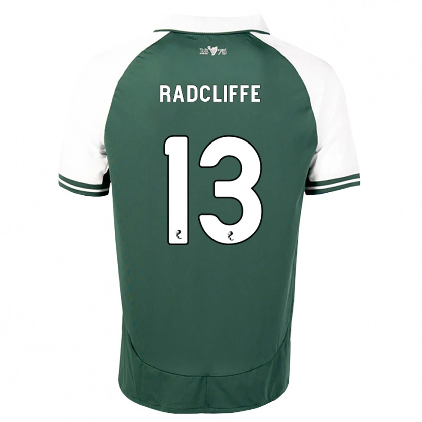 Danxen Criança Camisola Josh Radcliffe #13 Verde Mar Branco Principal 2026/27 Camisa Brasil