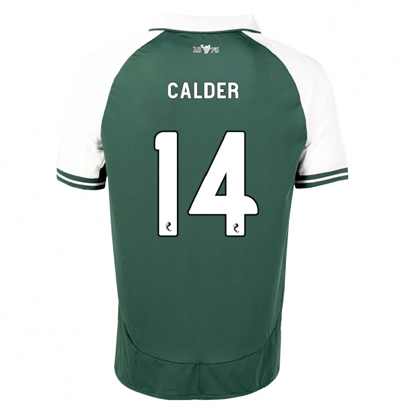 Danxen Criança Camisola Owen Calder #14 Verde Mar Branco Principal 2026/27 Camisa Brasil