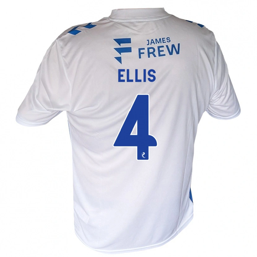 Danxen Criança Camisola Ruari Ellis #4 Azul Real Branco Principal 2026/27 Camisa Brasil