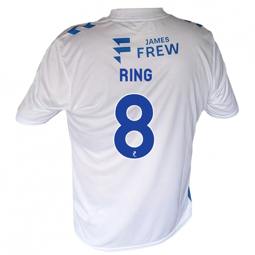 Danxen Criança Camisola Erik Ring #8 Azul Real Branco Principal 2026/27 Camisa Brasil