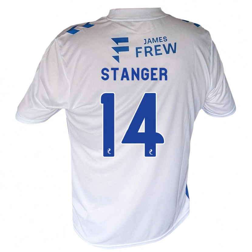 Danxen Criança Camisola George Stanger #14 Azul Real Branco Principal 2026/27 Camisa Brasil