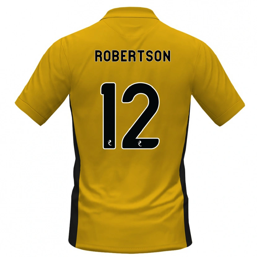 Danxen Criança Camisola Mitchell Robertson #12 Laranja Preto Principal 2026/27 Camisa Brasil