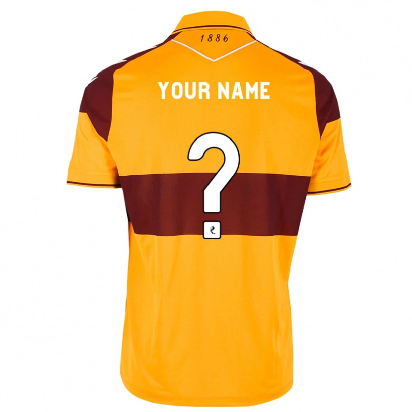 Danxen Criança Camisola Seu Nome #0 Marrom Laranja Principal 2026/27 Camisa Brasil
