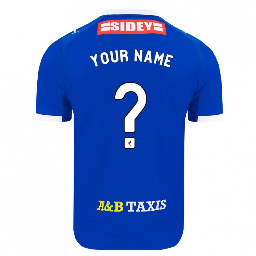 Danxen Criança Camisola Seu Nome #0 Azul Vermelho Amarelo Principal 2026/27 Camisa Brasil