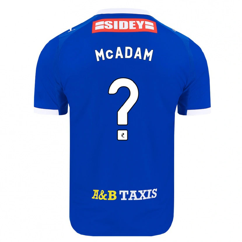Danxen Criança Camisola Dougal Mcadam #0 Azul Vermelho Amarelo Principal 2026/27 Camisa Brasil