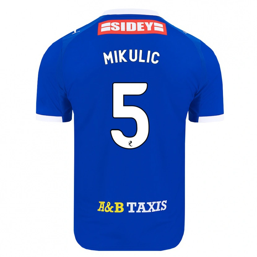 Danxen Criança Camisola Bozo Mikulic #5 Azul Vermelho Amarelo Principal 2026/27 Camisa Brasil