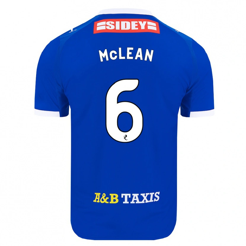 Danxen Criança Camisola Elvie Mclean #6 Azul Vermelho Amarelo Principal 2026/27 Camisa Brasil