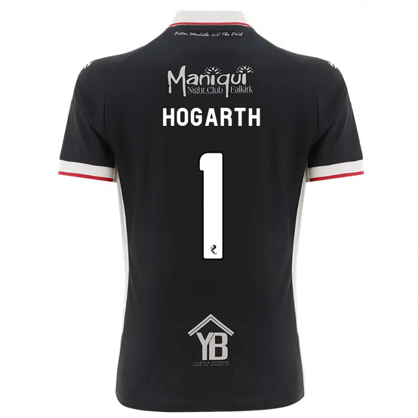 Danxen Criança Camisola Nicky Hogarth #1 Preto Branco Vermelho Principal 2026/27 Camisa Brasil