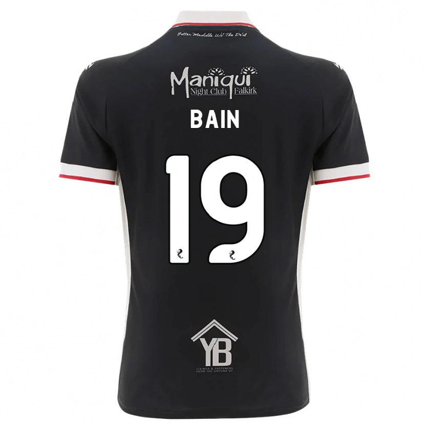 Danxen Criança Camisola Scott Bain #19 Preto Branco Vermelho Principal 2026/27 Camisa Brasil