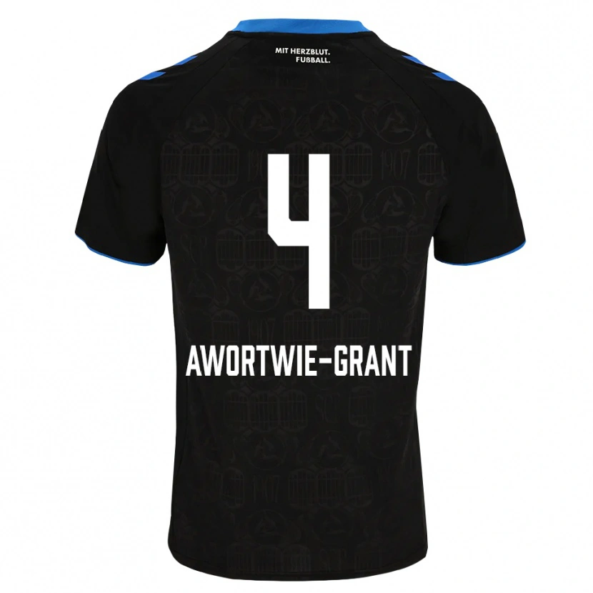 Danxen Criança Camisola Nyamekye Awortwie-Grant #4 Preto Branco Vermelho Principal 2026/27 Camisa Brasil