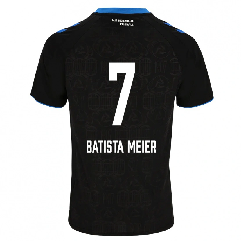 Danxen Criança Camisola Oliver Batista Meier #7 Preto Branco Vermelho Principal 2026/27 Camisa Brasil