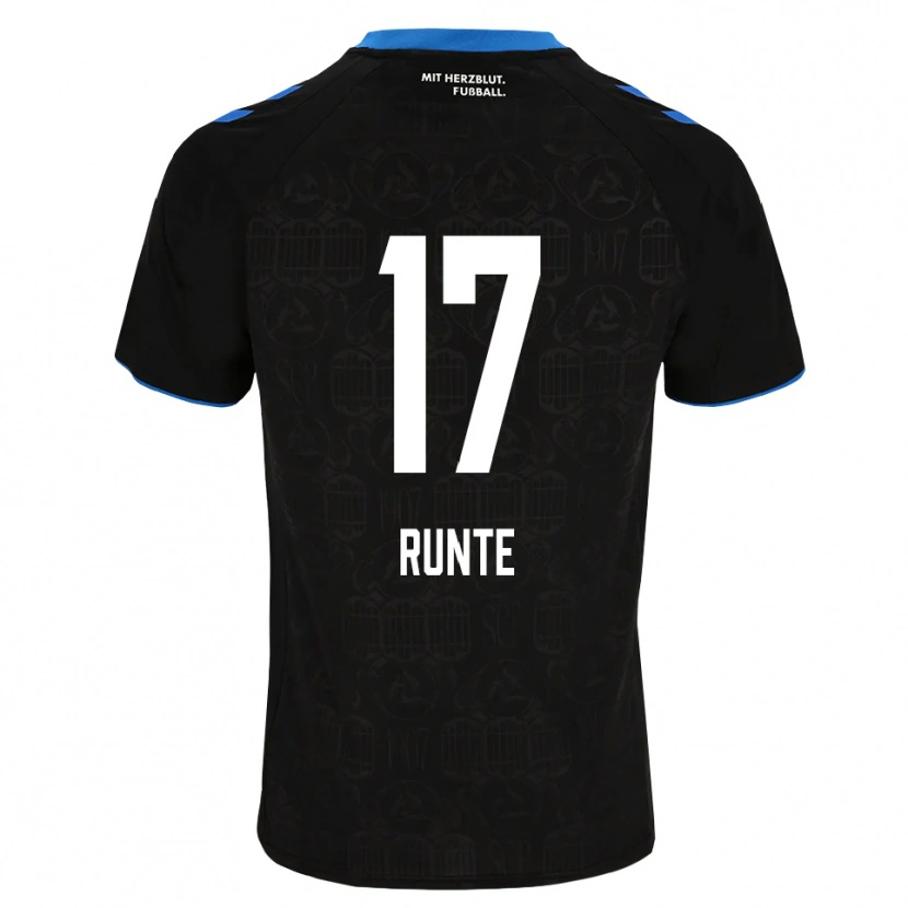 Danxen Criança Camisola Marlon Runte #17 Preto Branco Vermelho Principal 2026/27 Camisa Brasil