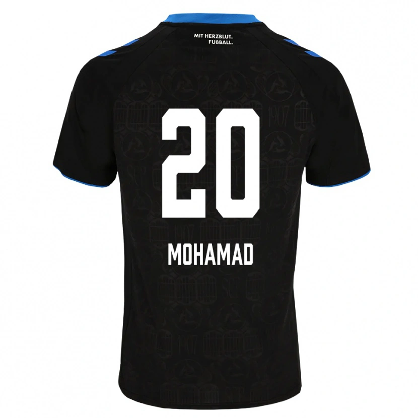 Danxen Criança Camisola Hassan Mohamad #20 Preto Branco Vermelho Principal 2026/27 Camisa Brasil