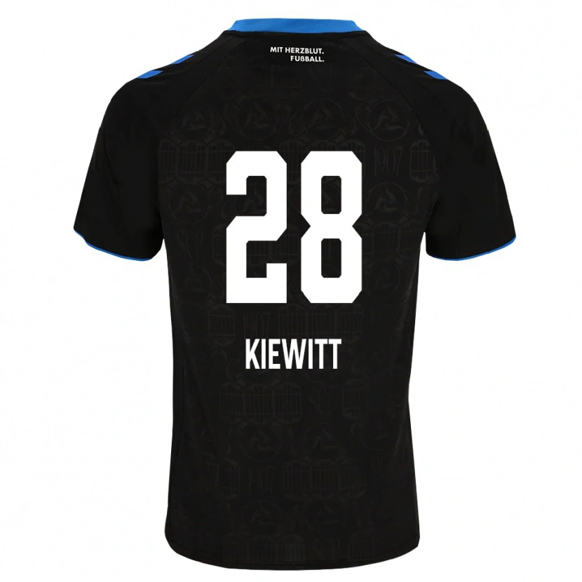 Danxen Criança Camisola Lucas Kiewitt #28 Preto Branco Vermelho Principal 2026/27 Camisa Brasil