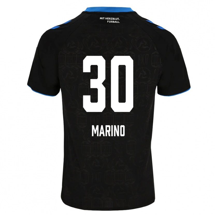 Danxen Criança Camisola Stefano Marino #30 Preto Branco Vermelho Principal 2026/27 Camisa Brasil