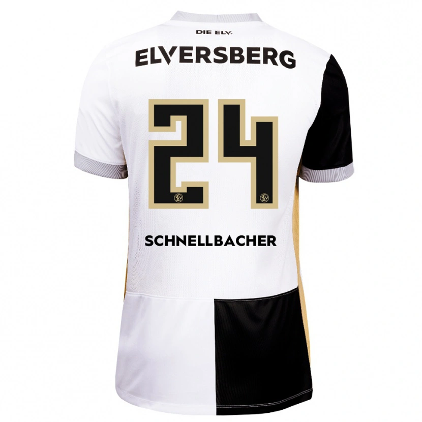 Danxen Criança Camisola Luca Schnellbacher #24 Preto Branco Marrom Principal 2026/27 Camisa Brasil