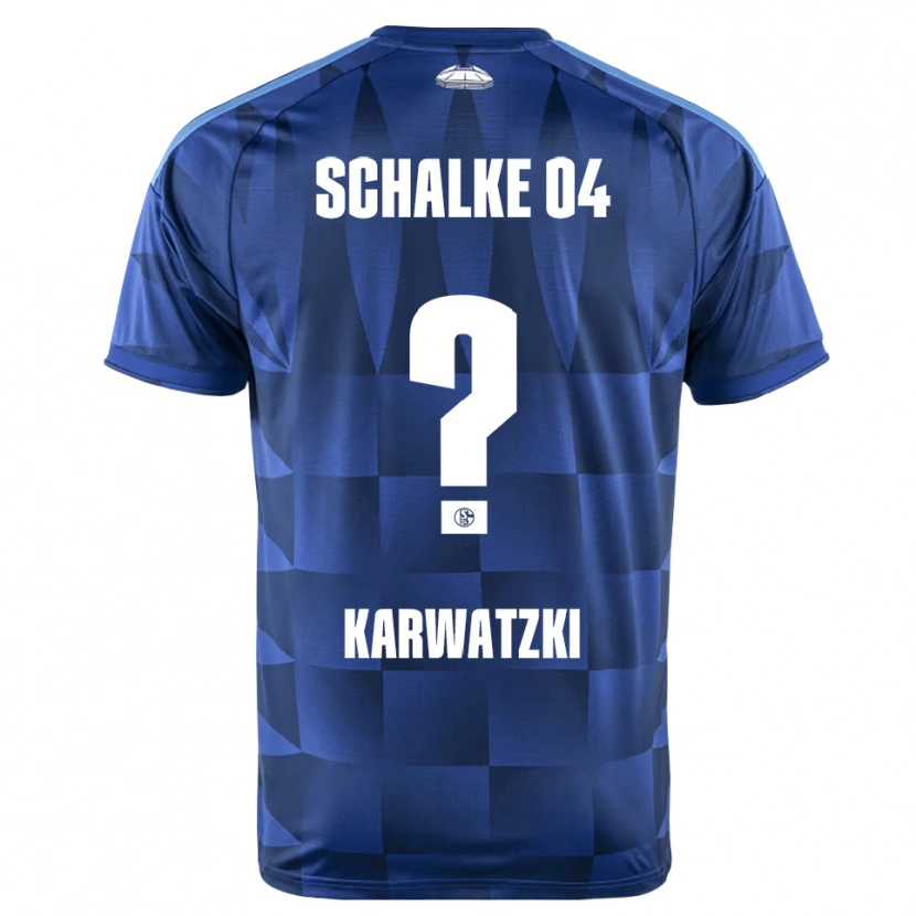 Danxen Criança Camisola Lucy Karwatzki #0 Azul Escuro Amarelo Branco Principal 2026/27 Camisa Brasil