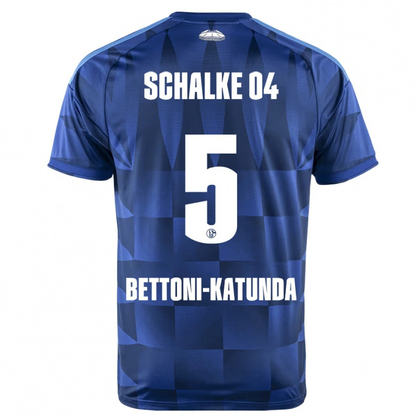 Danxen Criança Camisola Claudio Bettoni-Katunda #5 Azul Escuro Amarelo Branco Principal 2026/27 Camisa Brasil
