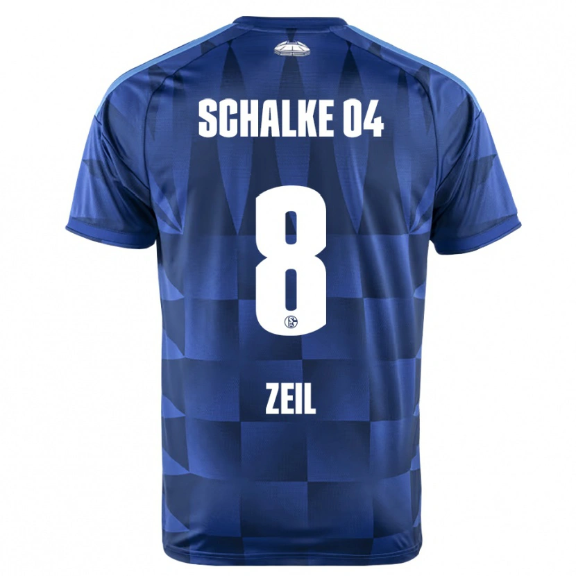 Danxen Criança Camisola Emil Zeil #8 Azul Escuro Amarelo Branco Principal 2026/27 Camisa Brasil