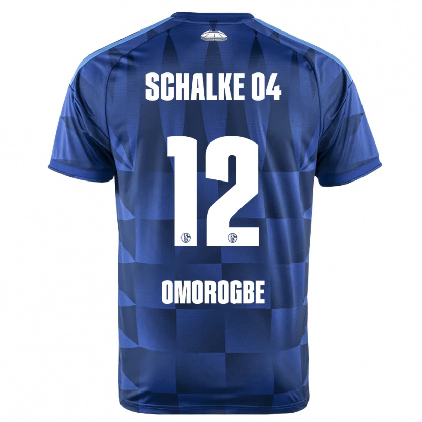Danxen Criança Camisola Michael Omorogbe #12 Azul Escuro Amarelo Branco Principal 2026/27 Camisa Brasil