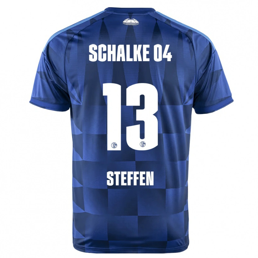 Danxen Criança Camisola Kjell Steffen #13 Azul Escuro Amarelo Branco Principal 2026/27 Camisa Brasil