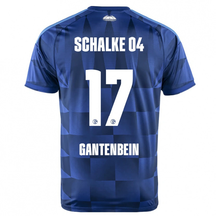 Danxen Criança Camisola Adrian Gantenbein #17 Azul Escuro Amarelo Branco Principal 2026/27 Camisa Brasil