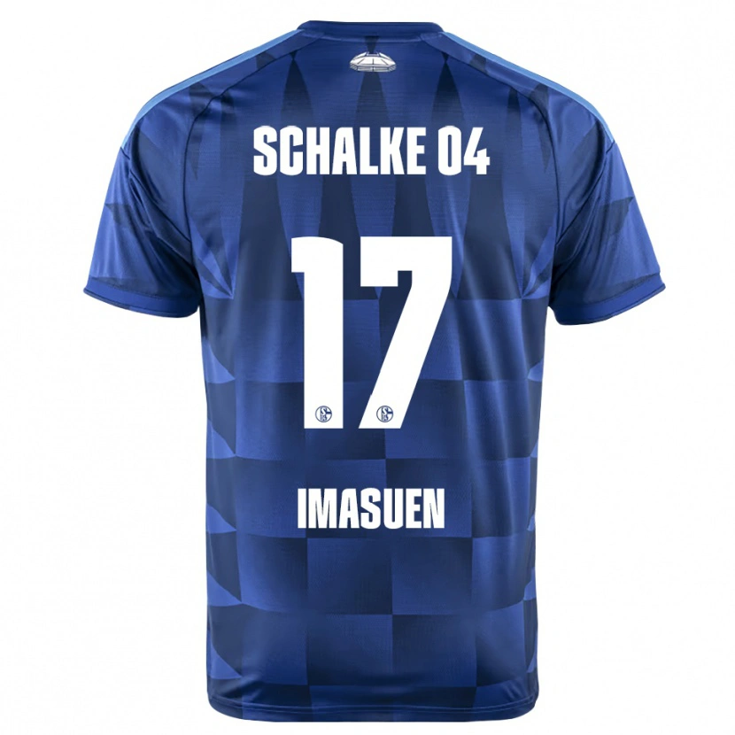 Danxen Criança Camisola Joel Imasuen #17 Azul Escuro Amarelo Branco Principal 2026/27 Camisa Brasil