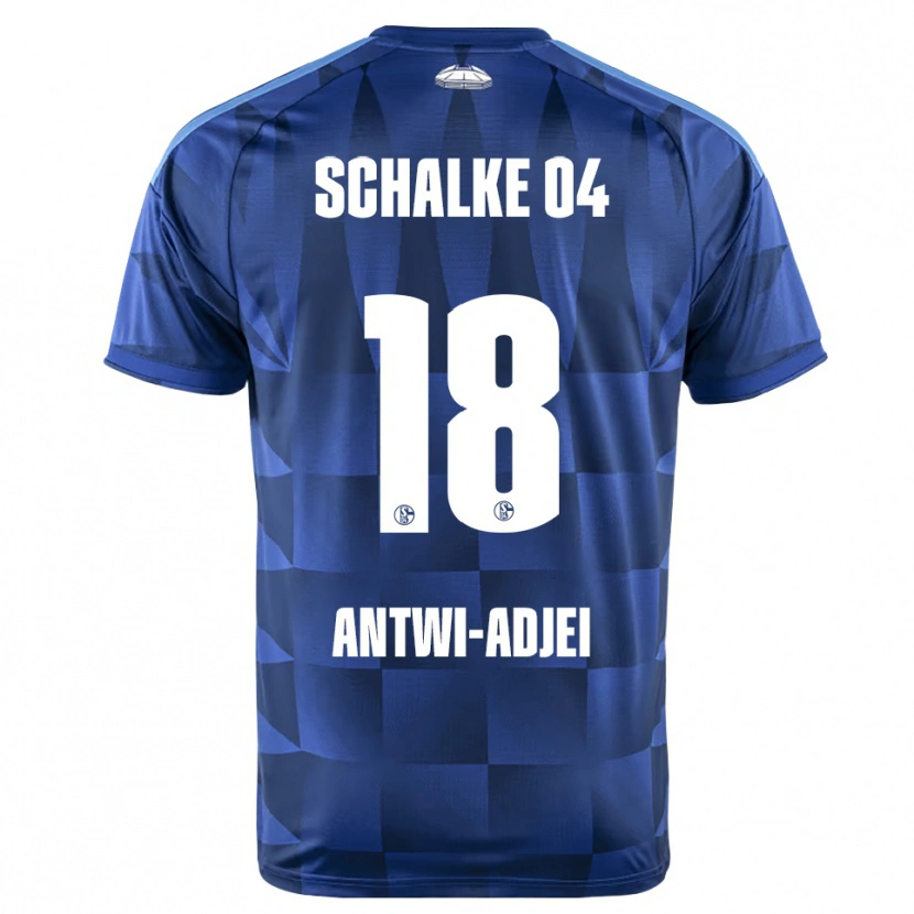 Danxen Criança Camisola Christopher Antwi-Adjei #18 Azul Escuro Amarelo Branco Principal 2026/27 Camisa Brasil