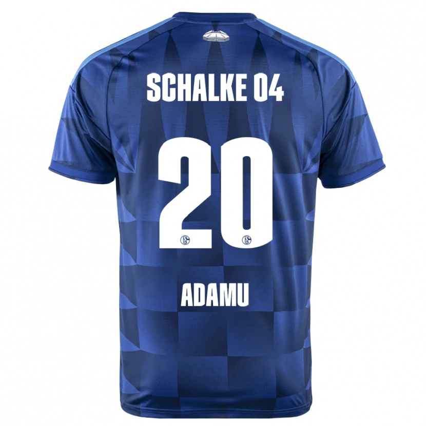 Danxen Criança Camisola Junior Adamu #20 Azul Escuro Amarelo Branco Principal 2026/27 Camisa Brasil