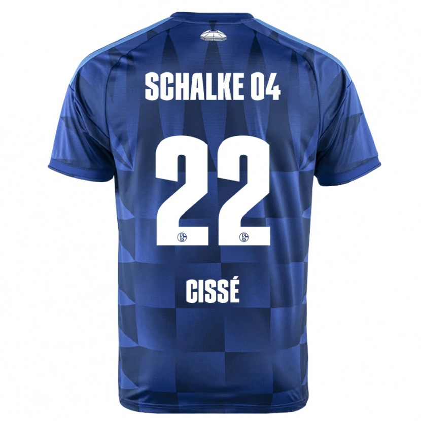 Danxen Criança Camisola Ibrahima Cissé #22 Azul Escuro Amarelo Branco Principal 2026/27 Camisa Brasil