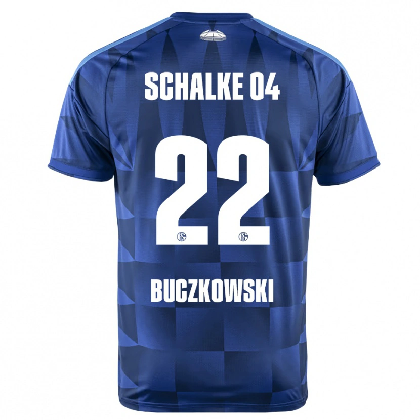 Danxen Criança Camisola Philip Buczkowski #22 Azul Escuro Amarelo Branco Principal 2026/27 Camisa Brasil