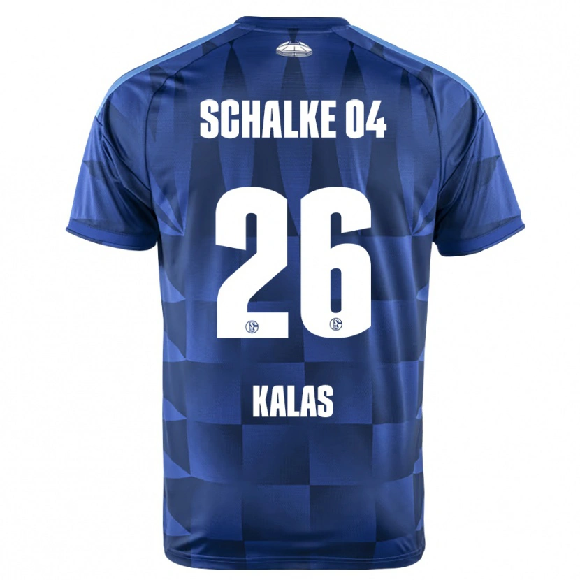 Danxen Criança Camisola Tomas Kalas #26 Azul Escuro Amarelo Branco Principal 2026/27 Camisa Brasil