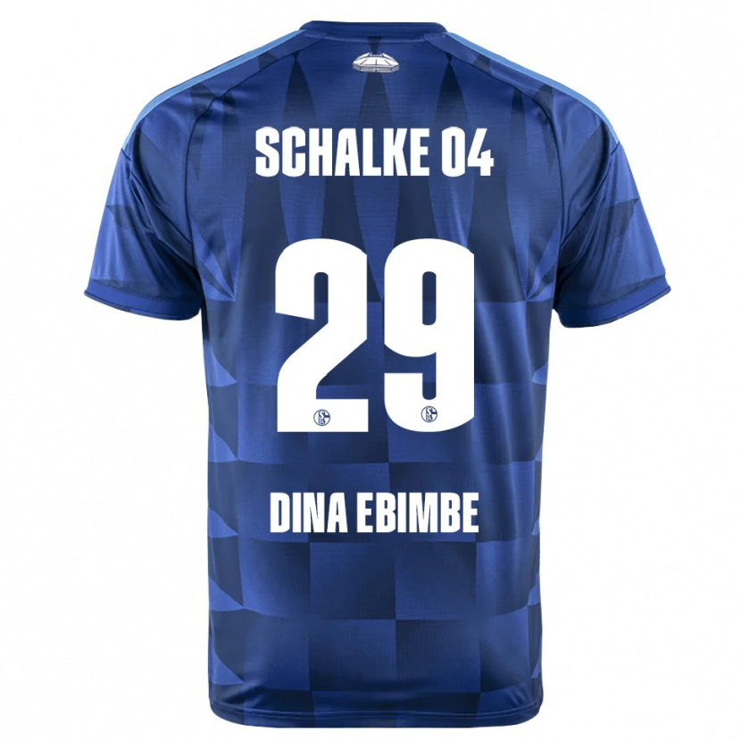 Danxen Criança Camisola Junior Dina Ebimbe #29 Azul Escuro Amarelo Branco Principal 2026/27 Camisa Brasil