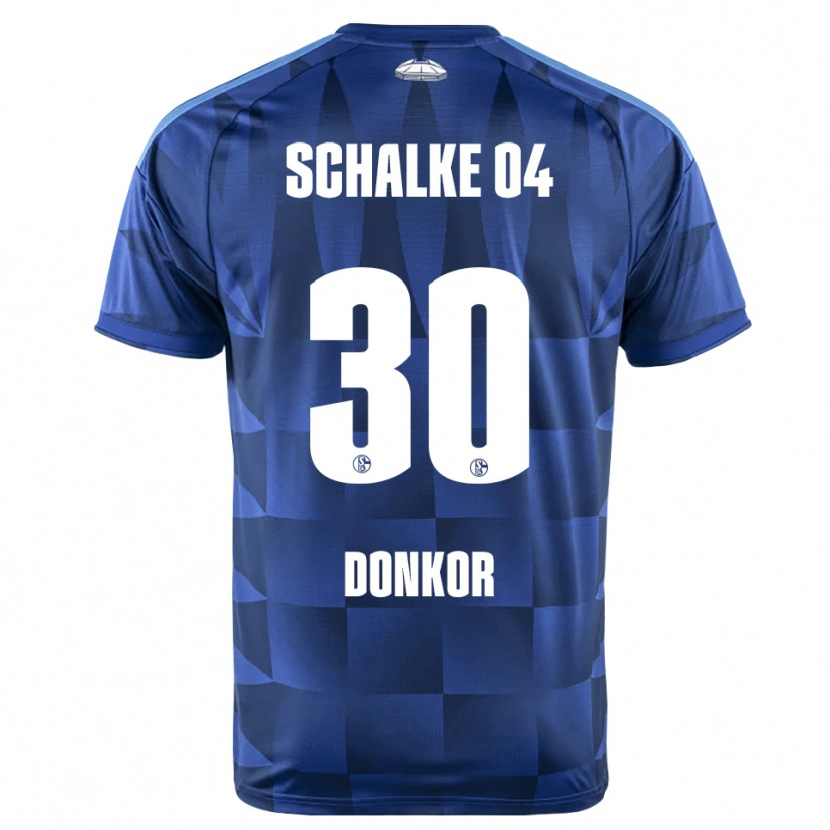 Danxen Criança Camisola Anton Donkor #30 Azul Escuro Amarelo Branco Principal 2026/27 Camisa Brasil