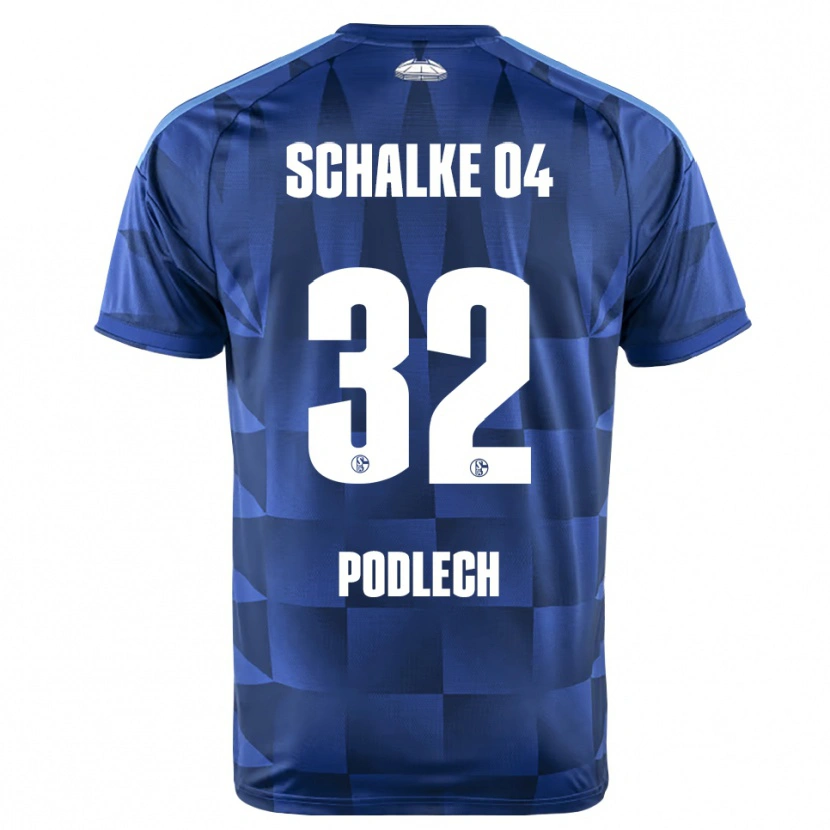 Danxen Criança Camisola Luca Podlech #32 Azul Escuro Amarelo Branco Principal 2026/27 Camisa Brasil