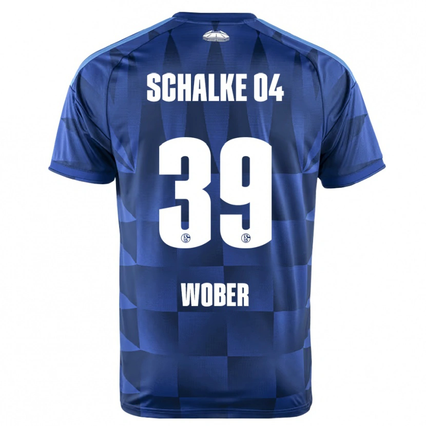 Danxen Criança Camisola Maximilian Wöber #39 Azul Escuro Amarelo Branco Principal 2026/27 Camisa Brasil