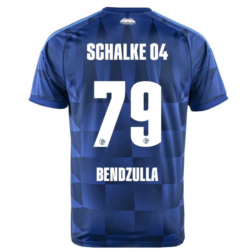 Danxen Criança Camisola Leonie Bendzulla #79 Azul Escuro Amarelo Branco Principal 2026/27 Camisa Brasil