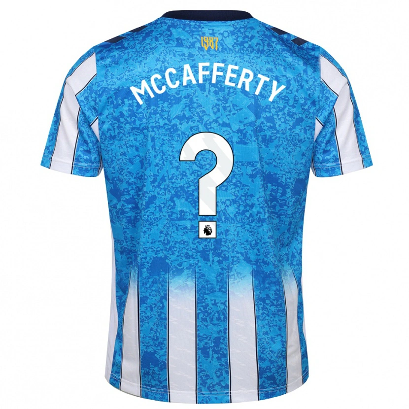Danxen Criança Camisola Lewys Mccafferty #0 Branco Azul Laranja Principal 2026/27 Camisa Brasil