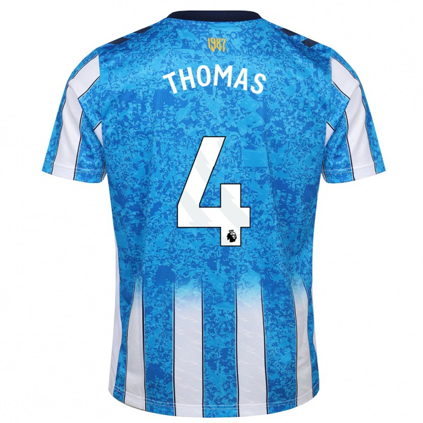 Danxen Criança Camisola Bobby Thomas #4 Branco Azul Laranja Principal 2026/27 Camisa Brasil