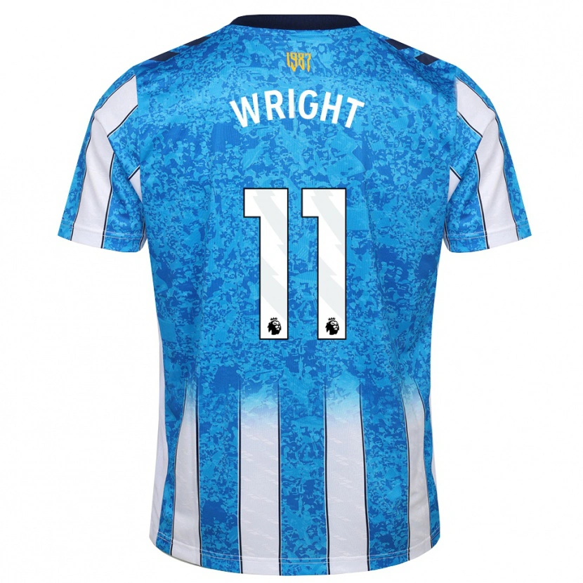 Danxen Criança Camisola Haji Wright #11 Branco Azul Laranja Principal 2026/27 Camisa Brasil