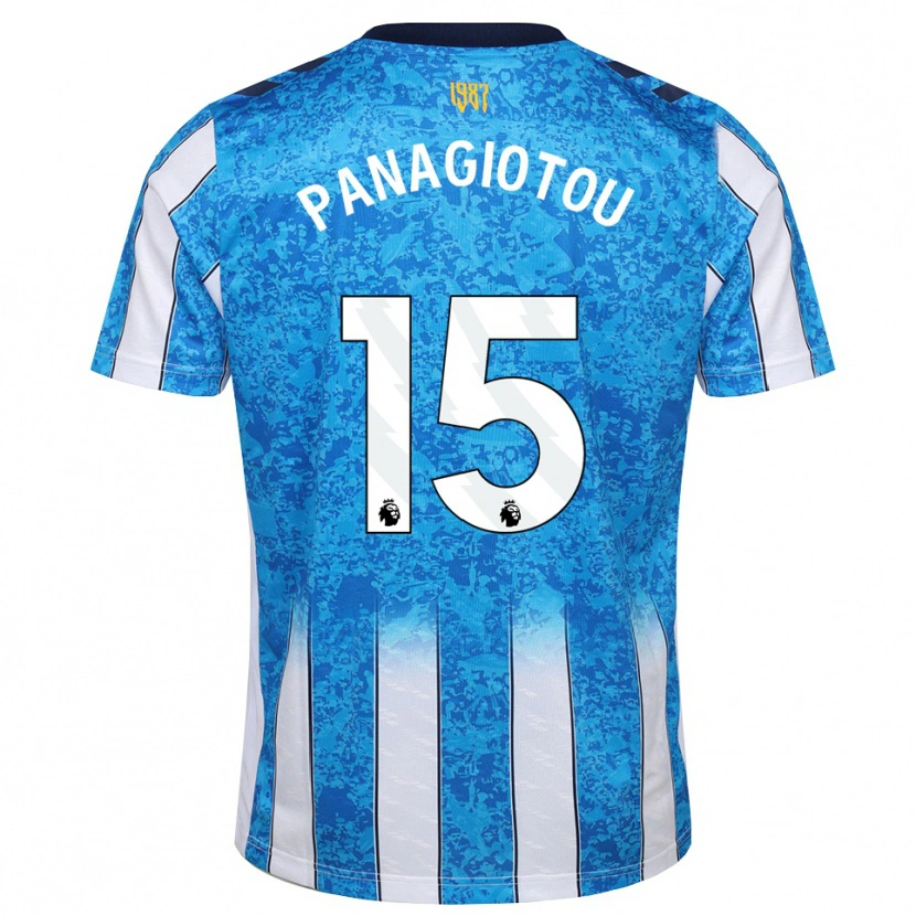 Danxen Criança Camisola Constantine Panagiotou #15 Branco Azul Laranja Principal 2026/27 Camisa Brasil