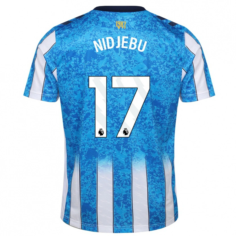 Danxen Criança Camisola Success Nidjebu #17 Branco Azul Laranja Principal 2026/27 Camisa Brasil