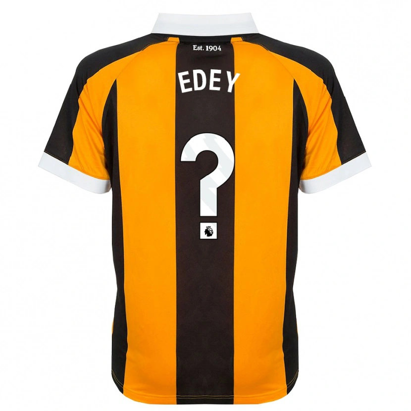 Danxen Criança Camisola Alex Edey #0 Laranja Preto Branco Principal 2026/27 Camisa Brasil