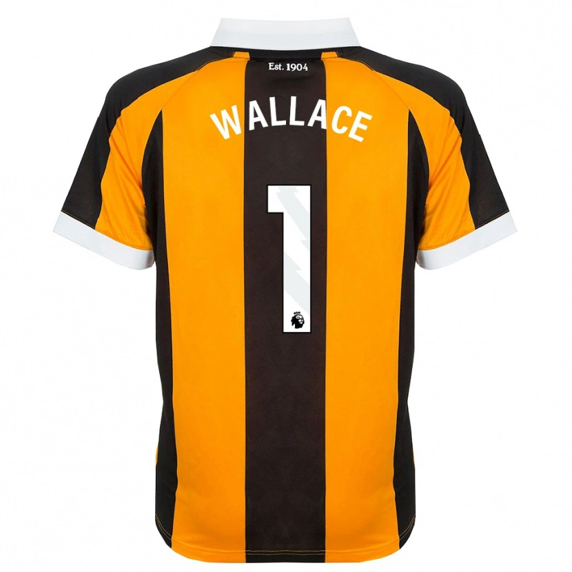 Danxen Criança Camisola Abbi Wallace #1 Laranja Preto Branco Principal 2026/27 Camisa Brasil