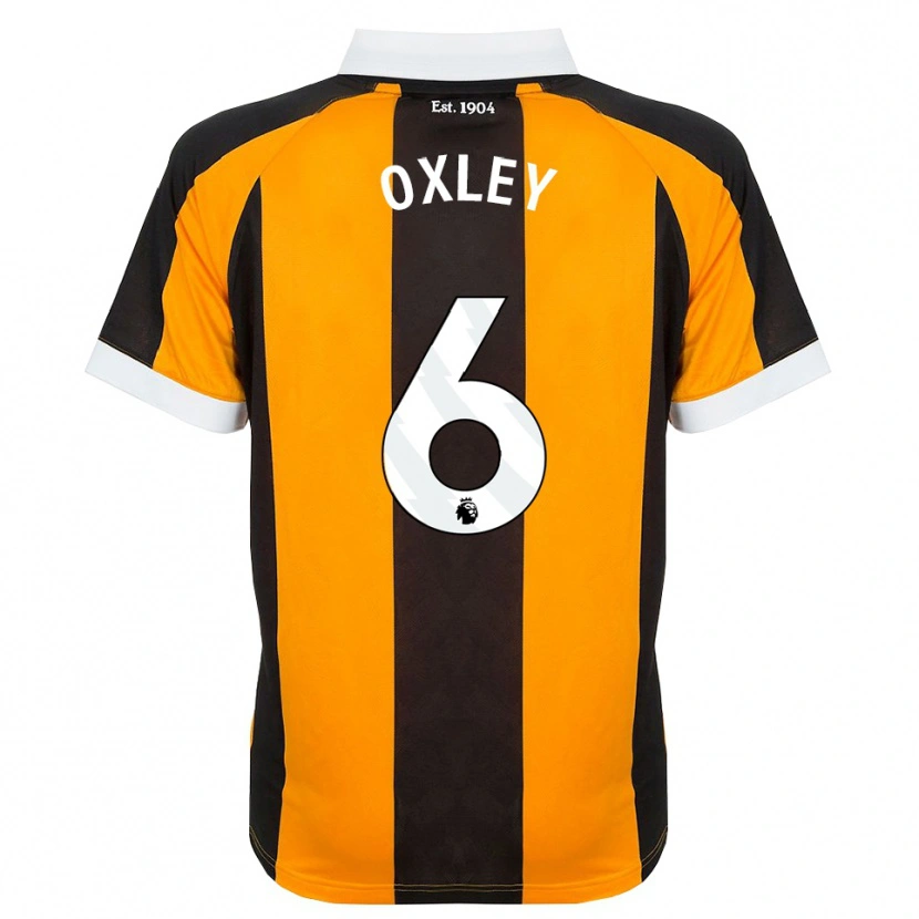 Danxen Criança Camisola Tilly Oxley #6 Laranja Preto Branco Principal 2026/27 Camisa Brasil