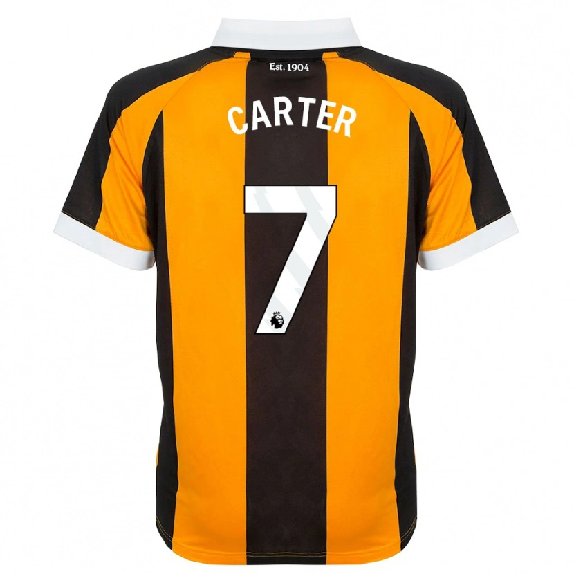 Danxen Criança Camisola Ramell Carter #7 Laranja Preto Branco Principal 2026/27 Camisa Brasil