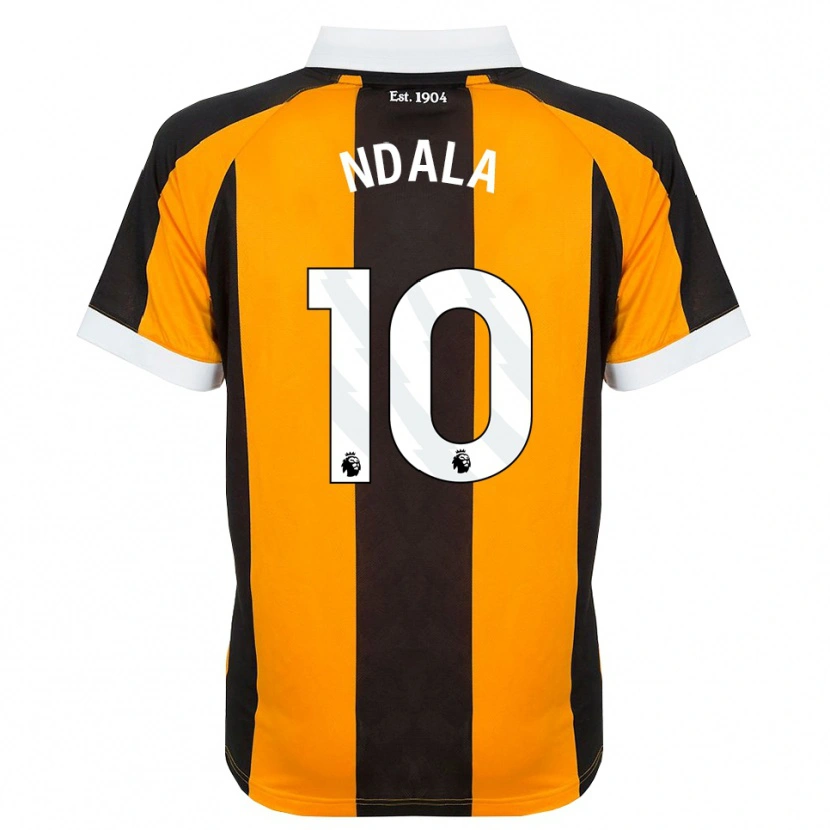 Danxen Criança Camisola Joel Ndala #10 Laranja Preto Branco Principal 2026/27 Camisa Brasil