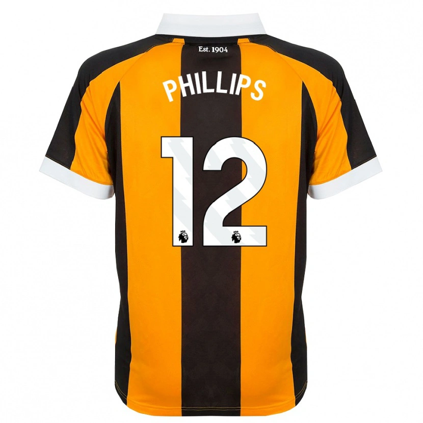 Danxen Criança Camisola Dillon Phillips #12 Laranja Preto Branco Principal 2026/27 Camisa Brasil