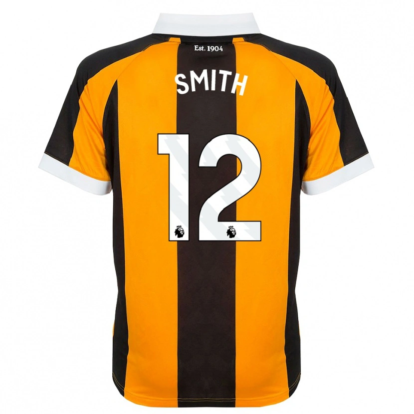Danxen Criança Camisola Emily Smith #12 Laranja Preto Branco Principal 2026/27 Camisa Brasil